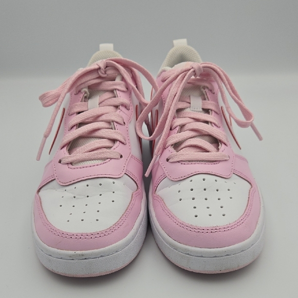 Nike Girls Court Borough Low Top Recraft, Pink And‎ White Sneakers, Size 6.5Y - Picture 3 of 11